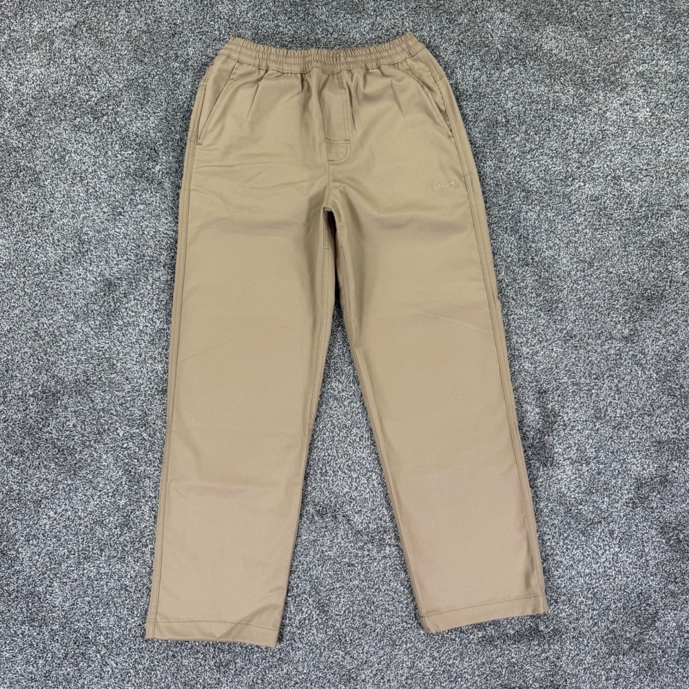 Devium Lifelong Pants Mens Large Khaki Tan Elastic Waist Drawstring USA Made